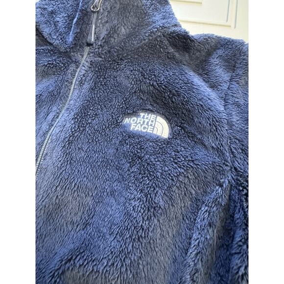 The North Face Fleece Blue Sherpa Full Zip Jacket Women’s Size Small - Picture 2 of 6